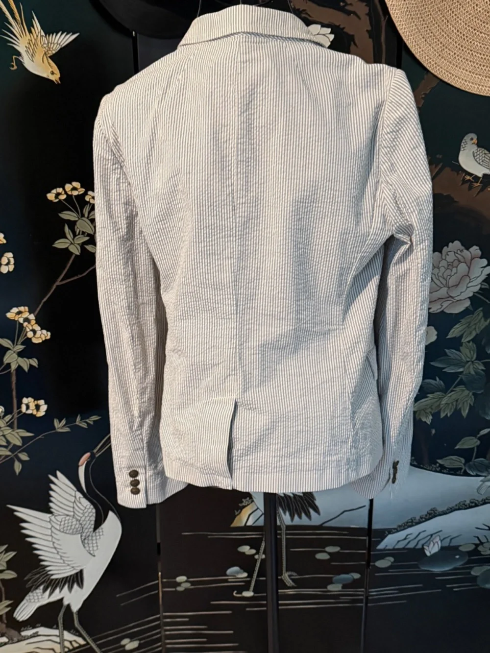 J Crew Academic blazer Size small with anchor buttons.